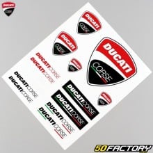 Ducati Corse Stickers V1 20x24 cm (sheet)