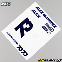 Autocolantes Alex Marquez 73 20x24 cm (folha)