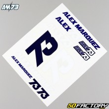 Stickers 73 Alex Marquez 20x24 cm (planche)