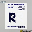 Pegatinas 73 Alex Marquez 20x24 cm (hoja)