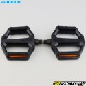 Shimano PD-EFXNUMX schwarze Kunststoff-Flachpedale für Fahrräder XNUMXxXNUMX mm