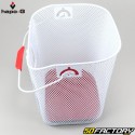 Steel bicycle front basket with DM attachmentTS universal Hapo-G white