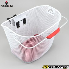 Cesta delantera para bicicleta con accesorio MTS 3 universal Hapo-G blanco