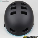 Fantastico casco da bowling da ciclismoRide nero opaco e blu