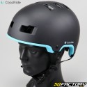 Fantastico casco da bowling da ciclismoRide nero opaco e blu