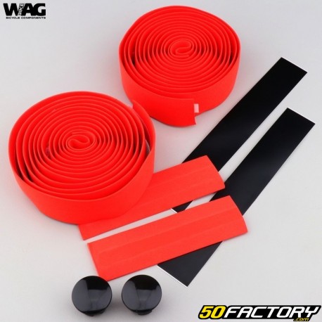 Rubans de cintre de vélo Wag Bike rouges