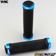 Poignées vélo Wag Bike Gripper noires et bleues