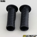 Puños de bicicleta para niños Wag Bike negros de 95 mm