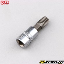 Chiave a bussola T45 Torx con foro 1/4" BGS