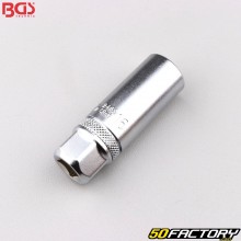 Zündkerzenstecker 16 mm 6 magnetisch flach 3/8&quot; BGS