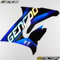 Decoration  kit Yamaha DT 50 and MBK X-Limit (since 2003) Gencod black and blue holographic