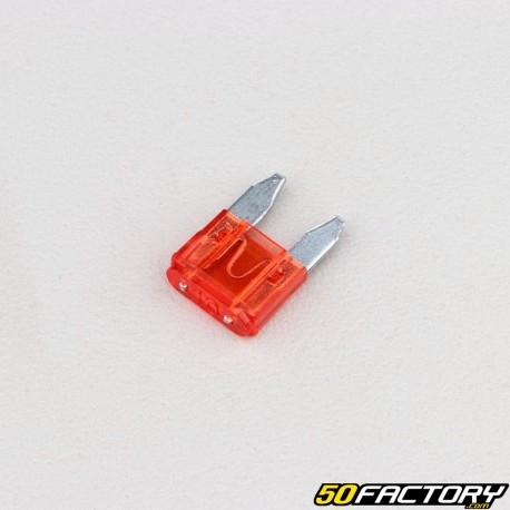 Red 10A Mini Flat Fuse