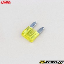Yellow 20A Mini Flat Fuse Lampa