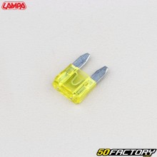 Mini fusibile piatto giallo 20A Lampa