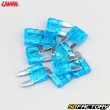 Mini fusibili piatti 15A blu Lampa (lotto di 10)