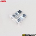 White standard 25A flat fuses Lampa (batch of 10)
