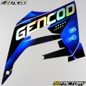 Deko-Kit Derbi Senda, Gilera SMT, RCR (ab 2018) Gencod schwarz und blau holografisch