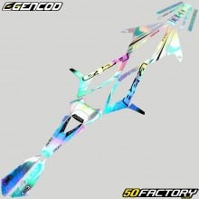 Decoration kit Beta RR 50, 125 (since 2021) Gencod white and holographic turquoise