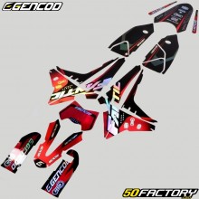 Decoration kit Fantic XE, XM 50, XMF, XEF 125 (since 2023) Gencod black and red holographic