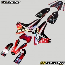 Kit grafiche adesivi Fantic XE, XM 50, XMF, XEF 125 (dal 2023) Gencod olografico nero e rosso