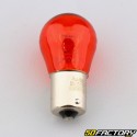 Bombilla de luz intermitente BA15S 12V 21W naranja