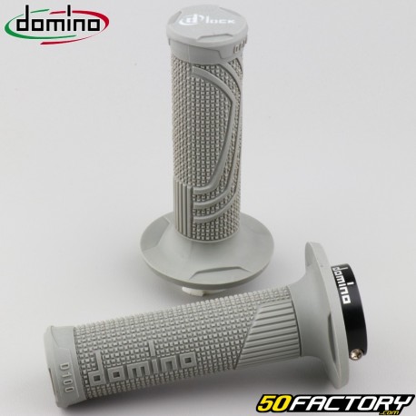 Punhos Domino D100 D-Lock MX Grip cinza