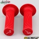 Punhos Domino D100 D-Lock MX Grip vermelho