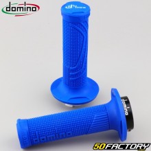 Puños de motocicleta Domino D100 D-Lock MX Grip azul