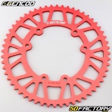 Rear sprocket 56 aluminum teeth 420 Derbi,  Rieju,  Yamaha,  Peugeot... Gencod pink