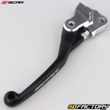 Folding clutch lever Yamaha YZ 65 (since 2018), 85, 125, 250 (since 2015)... Scar Black Flex