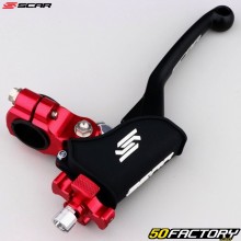 Folding clutch handle Scar red