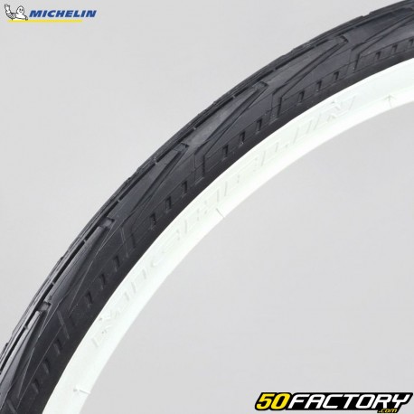 Neumático de bicicleta 20x1 3/8 (37-451) Michelin City pared blanca junior