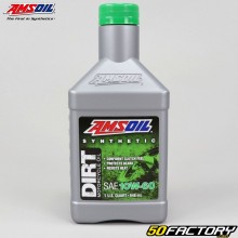 Huile de boîte de vitesses et d'embrayage Amsoil Dirt Bike 10W60 100% synthèse 946 ml