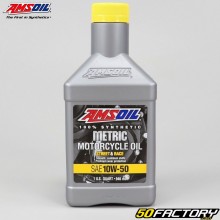 Huile moteur 4T 10W50 Amsoil Metric 100% synthèse 946 ml