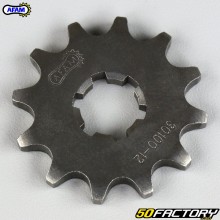 Gearbox output pinion 12 teeth 420 Kawasaki KX 85, 112, Suzuki RM100, Yamaha PW 80, FS1,  DT MX 50 ... Afam
