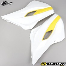 Carenados delanteros Husqvarna TC 125, 300 (2014 - 2015), 250 (2016)... UFO blanco y amarillo