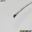 Câble acier de treuil Ø5 mm x 10 m avec crochet Ribimex