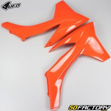 Ouïes de radiateurs KTM EXC, EXC-F... 125, 250, 300... (2011 - 2013) UFO oranges