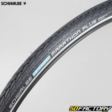 Schwalbe Marathon Plus neumático de bicicleta a prueba de pinchazos 700x28C (28-622) rayas reflectantes