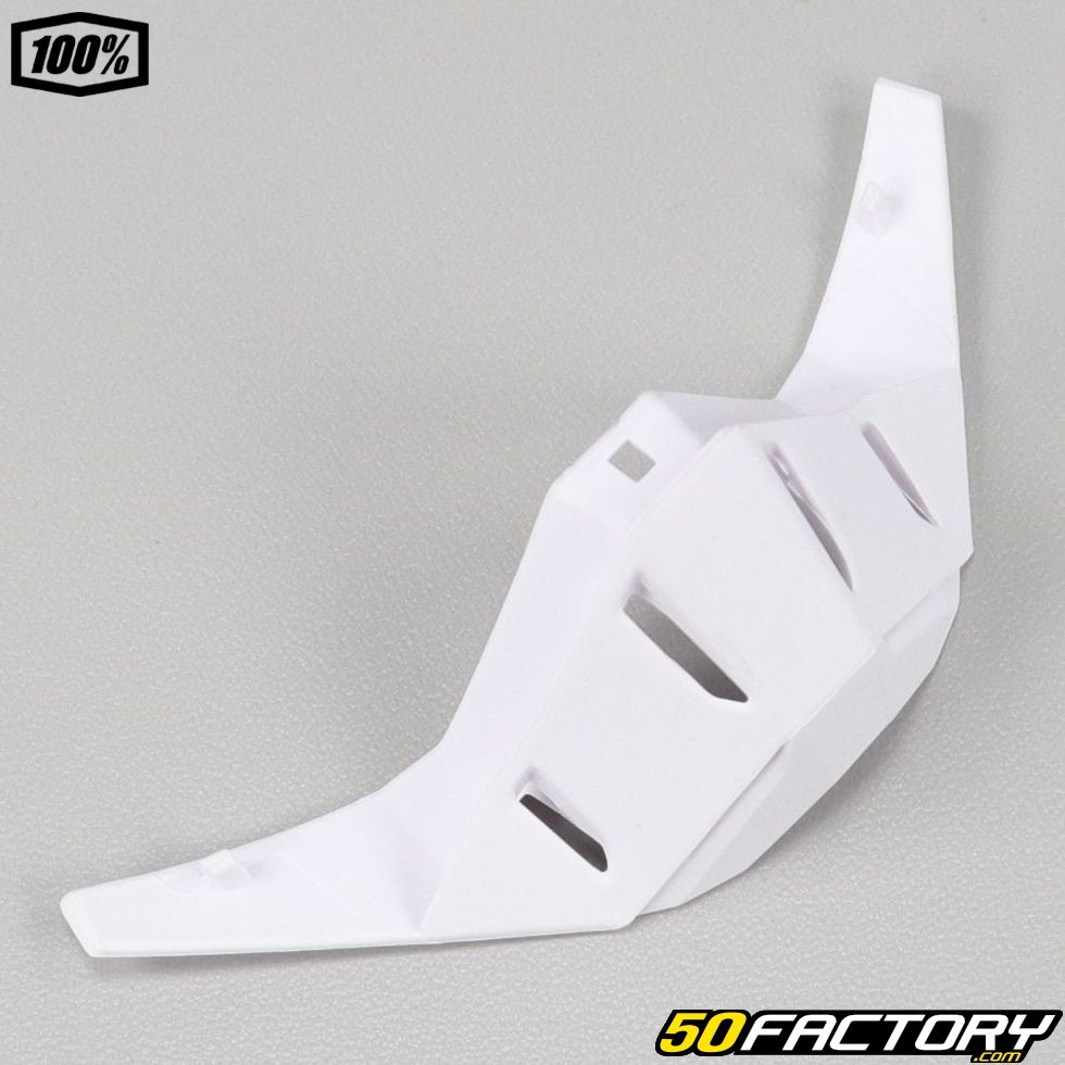 Moto 50cm3 - cache nez blanc pour masque cross 100% - pièce moto cross