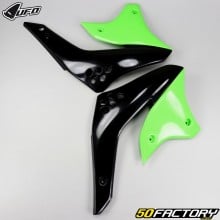 Ouïes de radiateurs Kawasaki KXF 450 (2006 - 2008) UFO vertes et noires