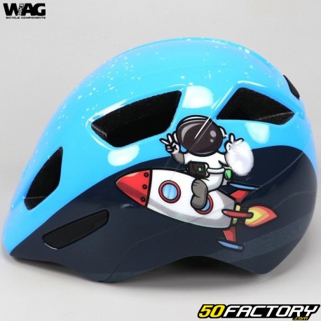 Casco de bicicleta infantil Wag Bike Spaceman azul