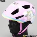 Casco da bicicletta per bambini Wag Bike Unicorn rosa