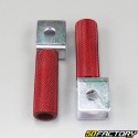 Suportes para os pés Derbi,  Gilera,  Aprilia... SMX vermelho