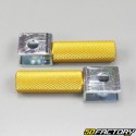 Suportes para os pés Derbi,  Gilera,  Aprilia... SMX amarelo