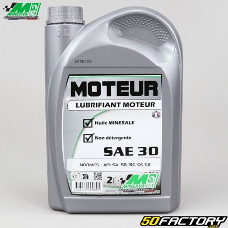 4 Minerva Motoculture Motor Oil SAE 30 Mineral 2