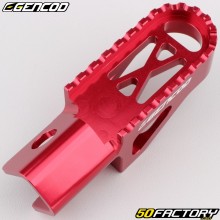 Apoio para os pés dianteiro direito Derbi Senda,  Gilera SMT,  Aprilia SX ... Gencod vermelho