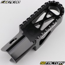 Apoio para os pés dianteiro direito Derbi Senda,  Gilera SMT,  Aprilia SX ... Gencod preto