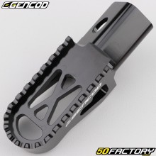 Apoio para os pés dianteiro esquerdo Derbi Senda, Gilera SMT, Aprilia SX ... Gencod preto