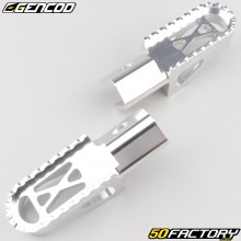 Suporte para os pés / Pousa-pés dianteiros Derbi Senda,  Gilera SMT,  Aprilia SX ... Gencod cinza